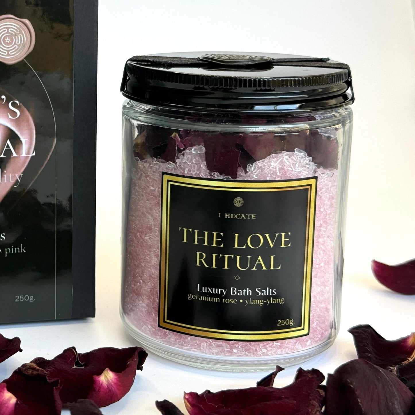 THE LOVE Ritual- Luxury Bath Salts  with Rose Geranium & Ylang Ylang