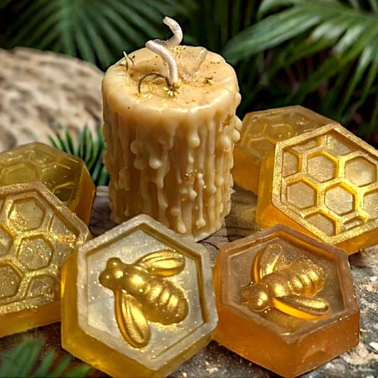MAGICAL PACK FOR LITTLE HANDS -Mini Soaps & Beeswax Candle
