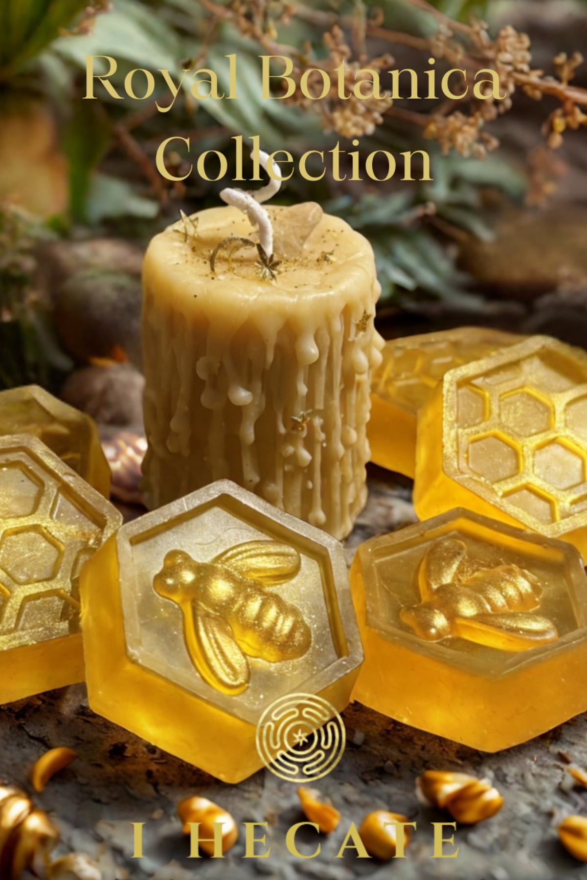 MAGICAL PACK FOR LITTLE HANDS -Mini Soaps & Beeswax Candle